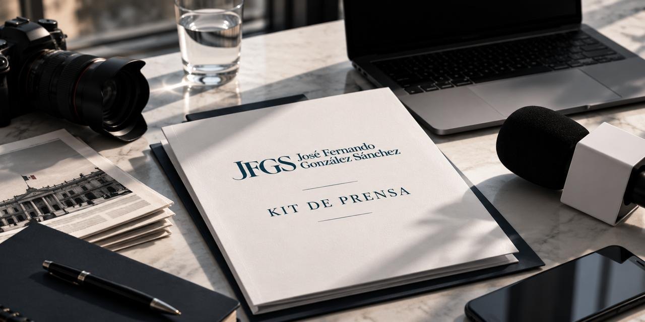 Kit de prensa de José Fernando González Sánchez